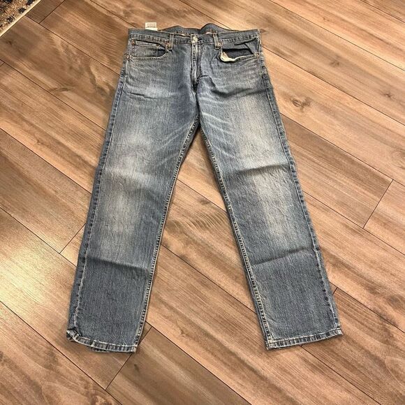 Levi‎ 505 Medium Wash Denim Jeans Men 36x30 - Picture 2 of 6